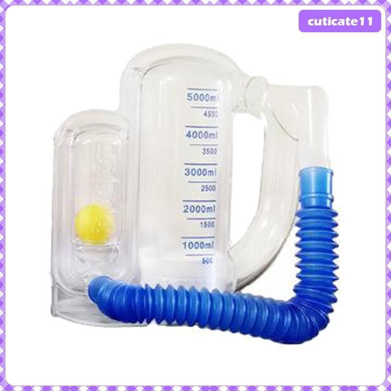[Cuticate1] 2020 ใหม่ Breathing Trainer 5000 Volumetric ความจุการออกกําลังกายเมตร Spirometry Trainer