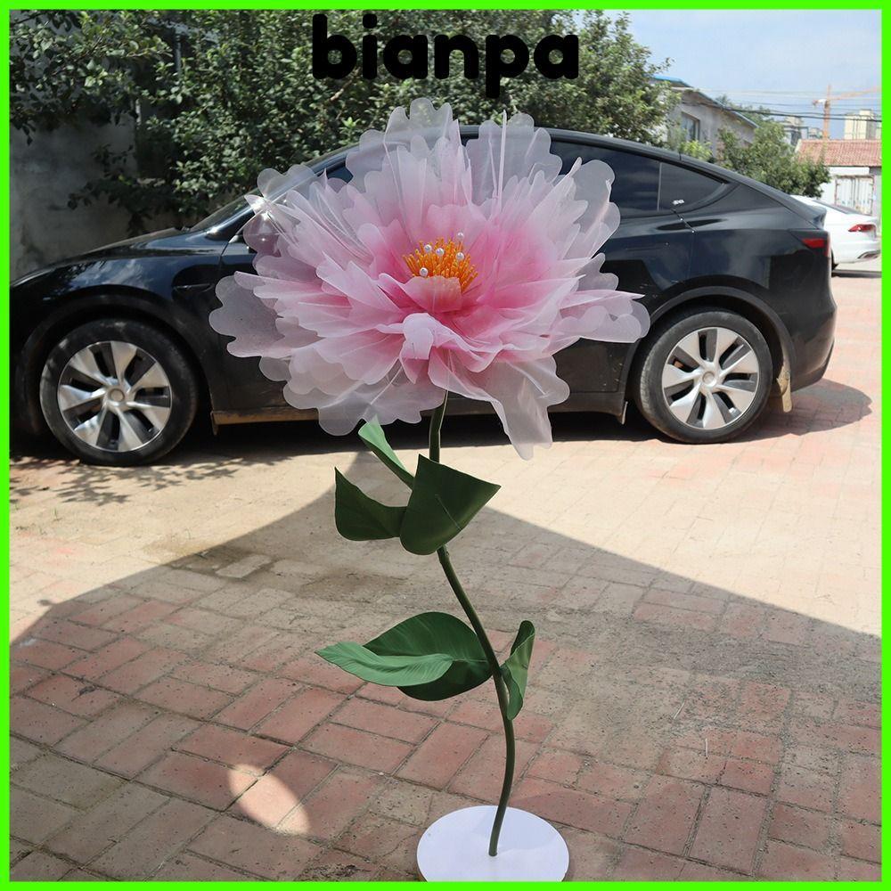 พร้อมส่ง! ดอกไม้ยักษ์ ดอกโบตั๋นยักษ์ เกสรสีเหลือง สำหรับตกแต่งคาเฟ่ สตูดิโอ งานแต่ง