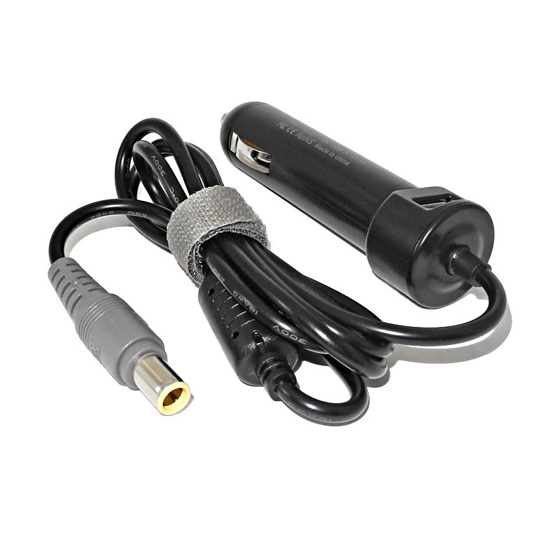 Dc Car Charger สําหรับ Lenovo Thinkpad T420 T430 T500 T510 T520 T530 T60 T61 20V 3.25A 4.5A 90W แล็ป