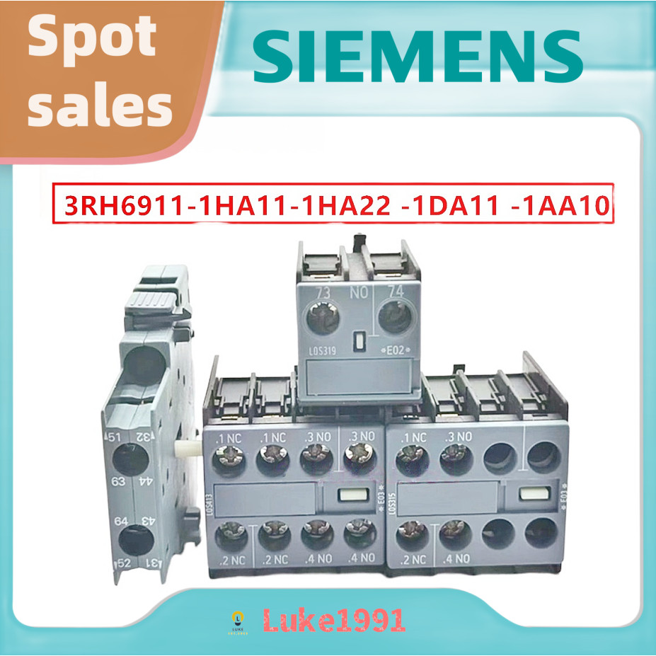 SIEMENS Contactor Auxiliary Contact Head 3RH6911-1HA22 1DA11 1HA11 1AA10 ติดต่อการติดตั้งอย่างเป็นทา
