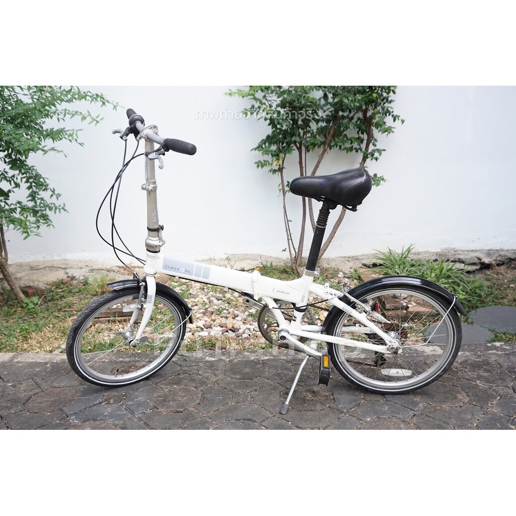 จักรยานพับได้ญี่ปุ่น - ล้อ 20 นิ้ว - เกียร์ 7 สปีด - อลูมิเนียม - Dahon Veloce - สีขาว [จักรยานมือสอ