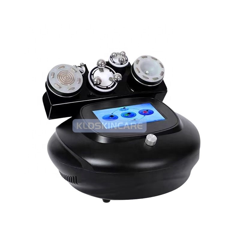 Professional 5 in 1 Facial Eye Massager 360 องศา Rolling หมุน RF Roller สูญญากาศ 40K RF เครื่อง