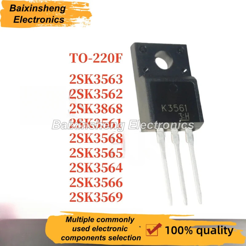 5PCS K3569 K3561 K3562 K3563 K3564 K3565 K3566 K3568 K3868 TO-220F Field Effect ทรานซิสเตอร์