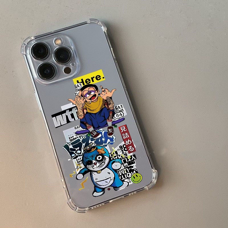TP เคสใส กันกระแทก สำหรับ OPPO A95 A96 A74 4G/A74 5G A53 A57 A71 A83 พร้อมส่ง ลายน่ารัก เคสลายการ์ตู