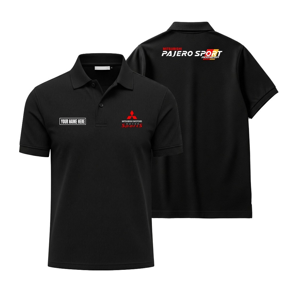 MITSUBISHI PAJERO SPORT เสื้อโปโล ผ้าฝ้าย 100% สินค้าพร้อมจัดส่ง ไซส์ S-3XL