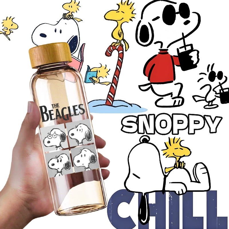 ใหม่ สนูปปี้ ยูวี โอนคริสตัลสติกเกอร์โลโก้ถ้วยกล่องอาหารกลางวันเคสโทรศัพท์กระเป๋าตกแต่งฉีกฟิล์มสติกเกอร์ใส