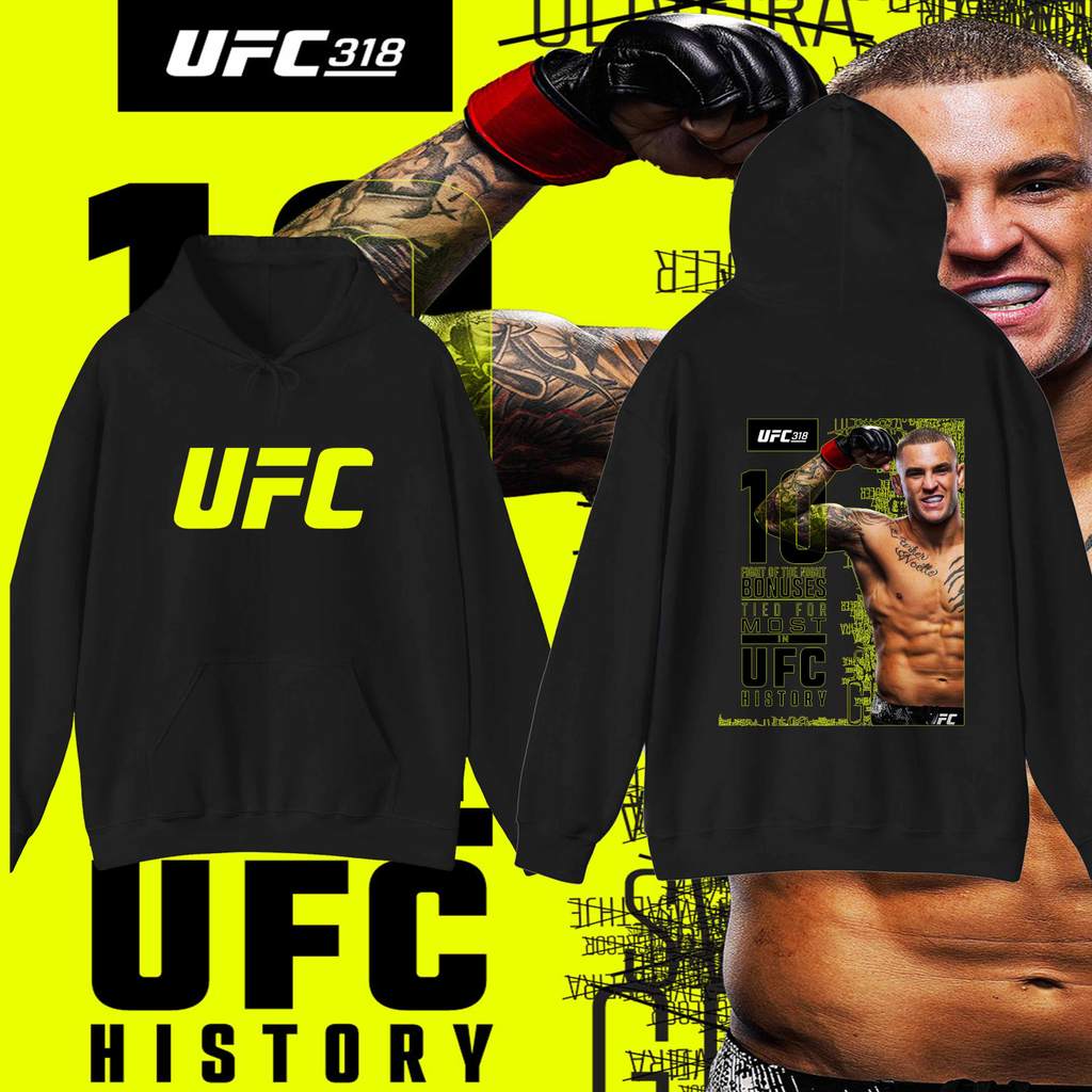 UFC 318 Showdown Hoodie | Max Holloway vs Dustin Poirier | ฮู้ดดี้ไฟต์เดือด ฮอลโลเวย์ ปะทะ ปัวริเยร์