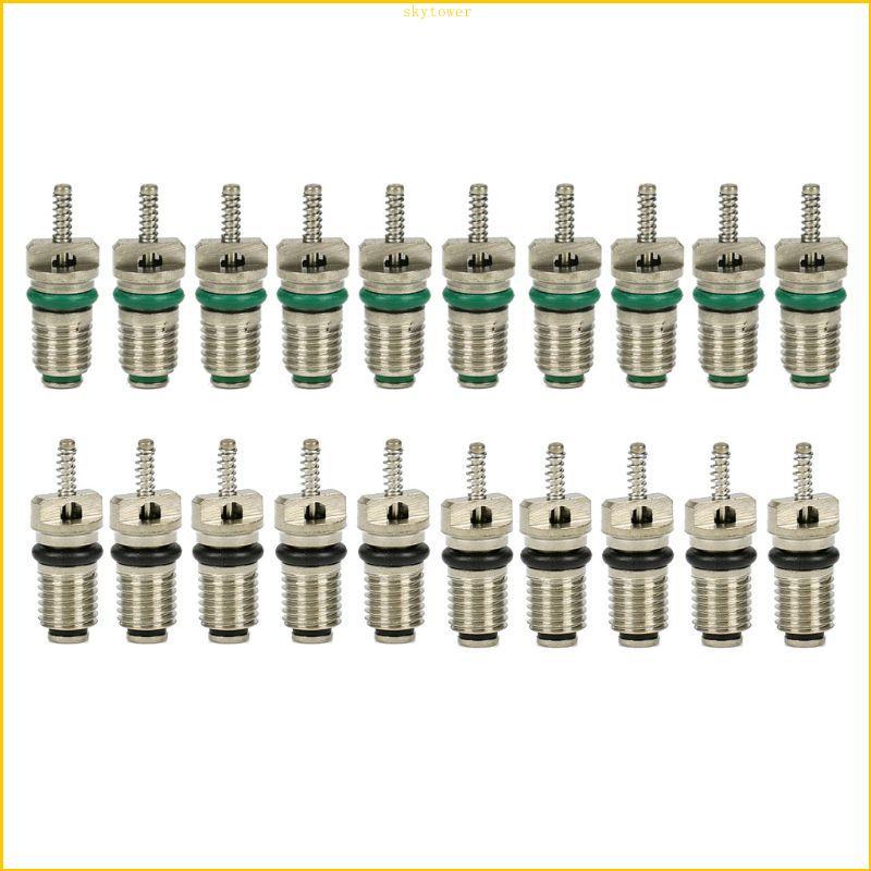 ST 134a สารทําความเย็นยางทนความร้อนสําหรับวาล์ว Stem Cores Kit Assortment