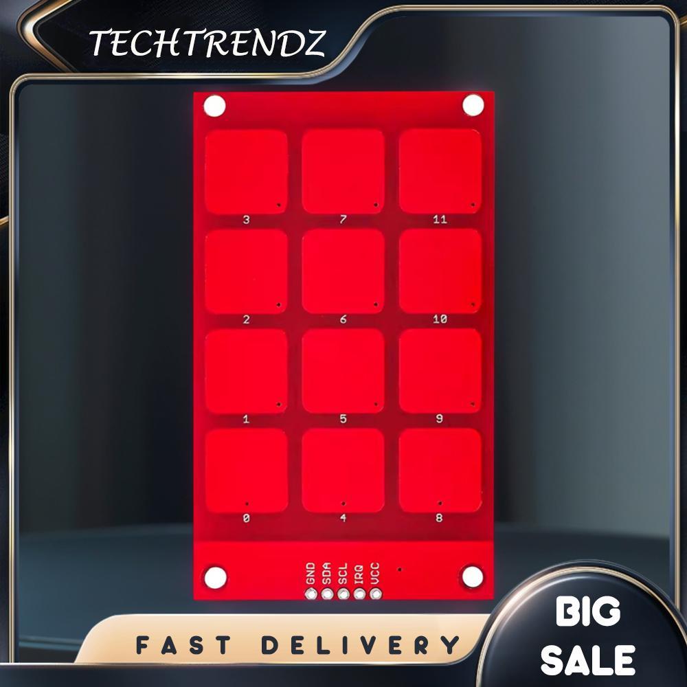 MPR121 Shield Sensitive Key Keyboard Module Capacitive Touch Sensor Key Board Key Key Key Keyboard ส