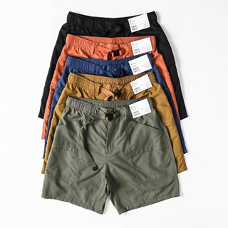 กางเกงขาสั้นผู้ชาย สไตล์ลำลอง ผ้าฝ้ายลายทแยง ขอบเอวยางยืด มี…