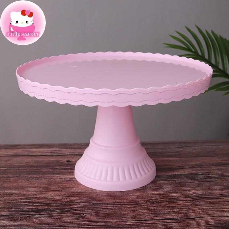 Alittlesearcer 1 ชิ้นทนทานเค้กขาตั้งจอแสดงผลขนมหวานผู้ถือถาดขนมงานแต่งงาน EN