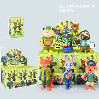 💥 จัดส่งจากประเทศไทย 💥6 ชิ้น Zootopia 2 คอสเพลย์ Judy Hopps Nick Wilde อะนิเมะรูป COD สต็อกรูปตุ๊กตาของเล่นสําหรับของขวัญเด็กคอลเลกชันเครื่องประดับรถตกแต่งเค้กตกแต่ง