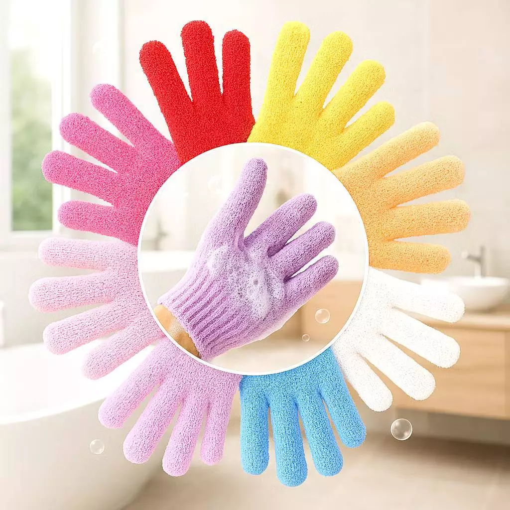 ถุงมือสครับขัดผิว Bath Glove ขจัดเซลล์ผิวเก่า items22 thumbnail 9