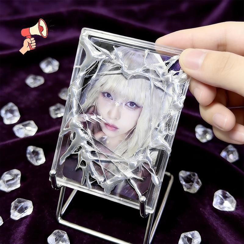 [MZ] Electroplating Photocard Holder ส่วนบุคคล Kpop Star Card Protection Cover Y2k Idol 3 นิ้วการ์ดแ