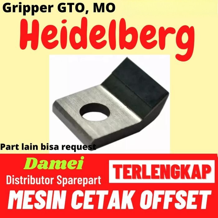MESIN HEIDELBERG TRANSFER GRIPPER PART OFFSET PRINTING MACHINE ORIGINAL GTO MO