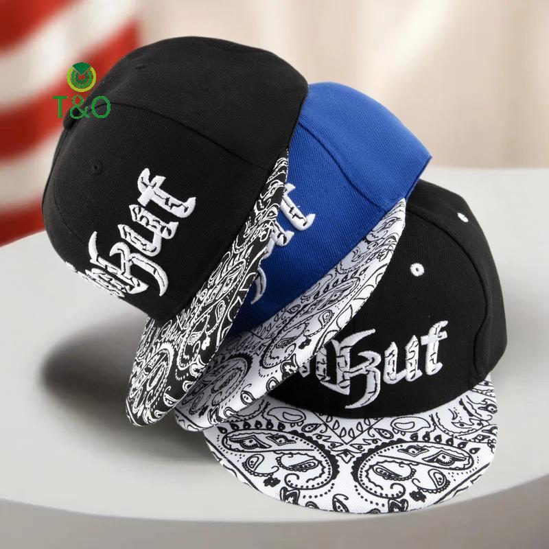 T&O ใหม่หมวกเบสบอล Unisex สําหรับผู้ชายผู้หญิงปรับ Snapba หมวก Hip Hop พ่อ Truer หมวก