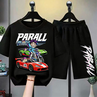 [พร้อมส่ง] ชุดเด็กชาย ป๋าบอลV.2 แขนสั้น+กางเกงขาสั้น 2 ชิ้น …