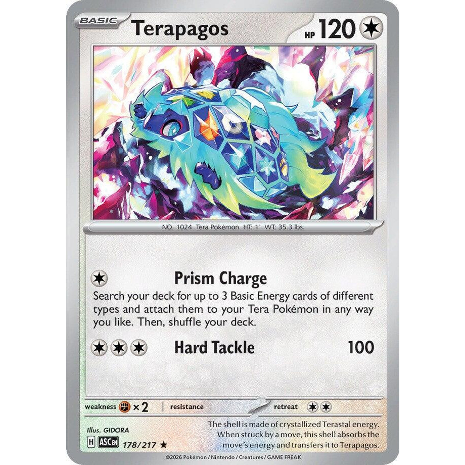 [Binder Condition] Terapagos 178 Pokemon Ascended Heroes
