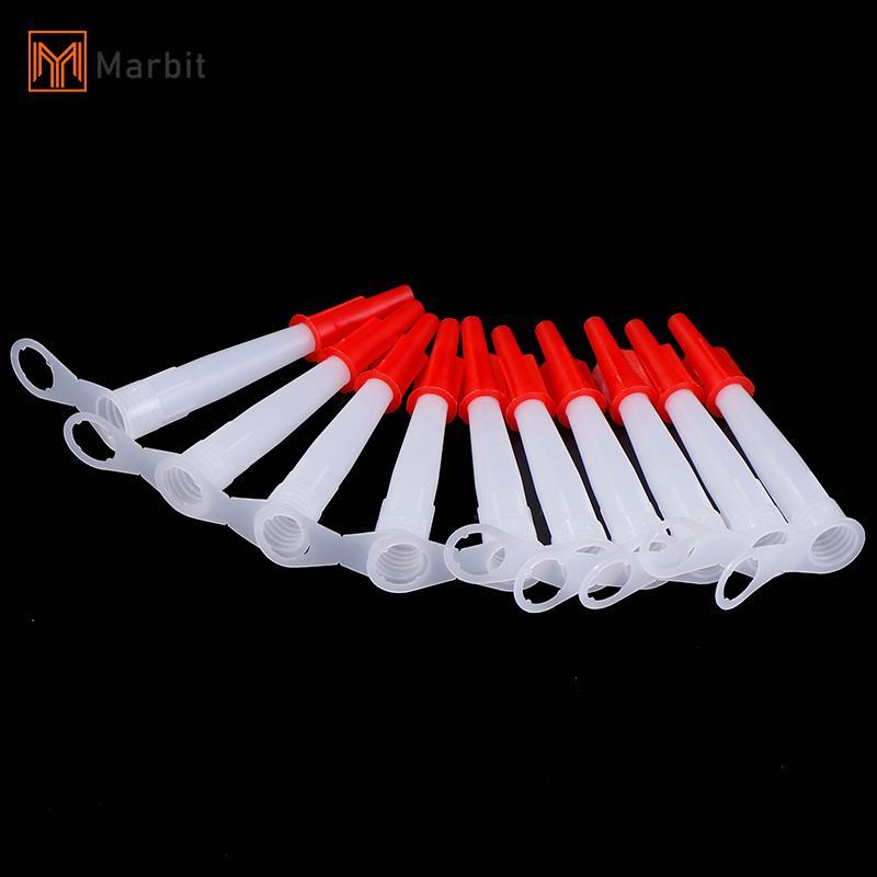 Marbit 10PCS Caulking หัวฉีด Pa ซิลิโคนหลอดหัวฉีดหมวก รูปที่ 7