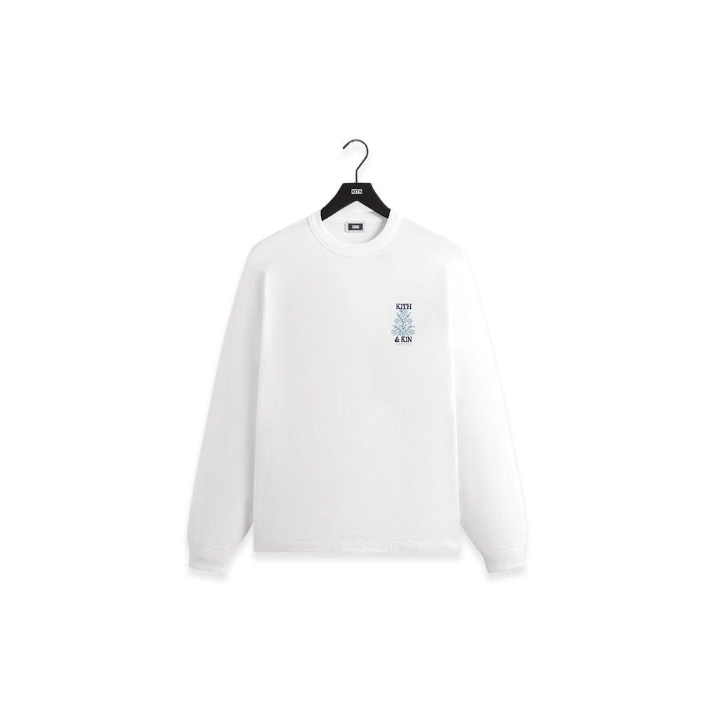 Kith x &Kin Botanical Long Sleeve Tee White Unused