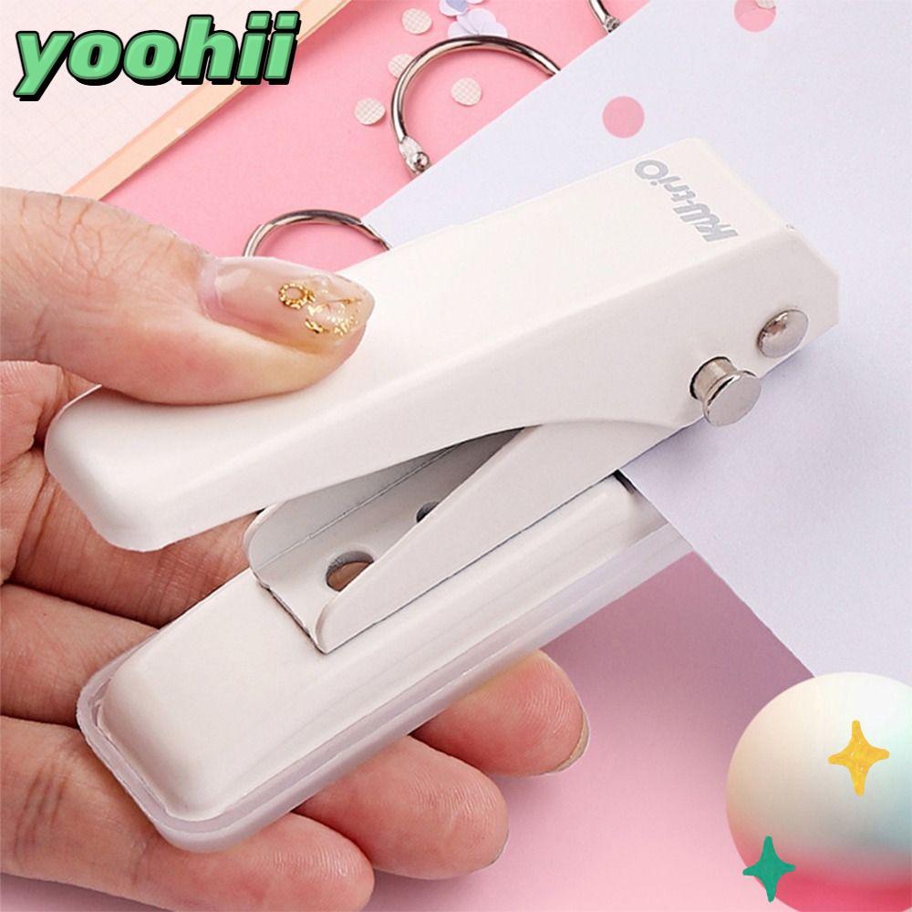 YOOHII Hole Puncher, DIY Handmade Round Hole Puncher, Creative Single Hole Scrapbooking Paper Punche