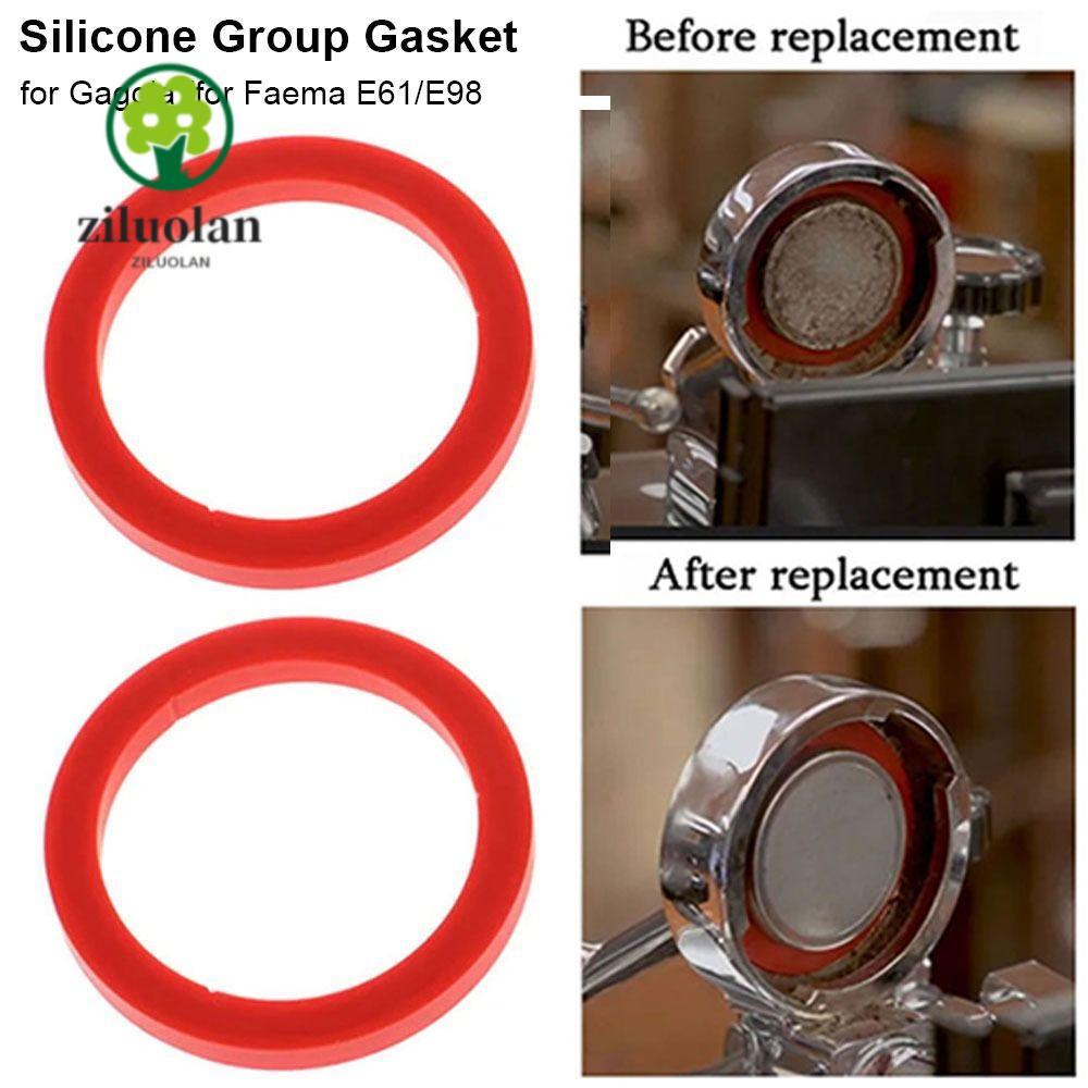 ZILUOLAN 1 ชิ้นซิลิโคนกลุ่มปะเก็น, 8.0 มม.Leakproof Group Head Seal Kit, E61 O-Ring ปะเก็น Coffeewar