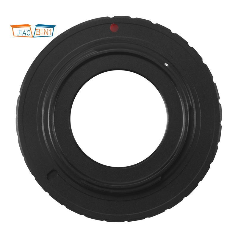 สีดํา 16 มม.C-Mount Cine เลนส์ภาพยนตร์สําหรับ 1 Mount J1 V1 J2 V2 J3 V3 J4 กล้องเลนส์อะแดปเตอร์แหวน 