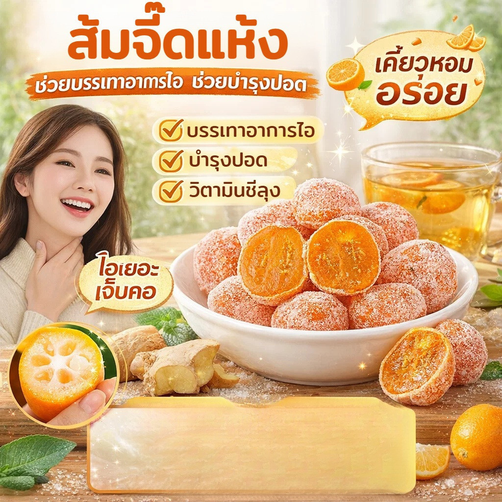 🔥ลดราคาครั้งใหญ่🍊【แก้ไอใน3นาที วิตามินCเข้มข้น】ส้มจี๊ดแห้งสมุนไพรชะเอม สูตรแท้ฉบับจีน ผลไม้ดองวิตามินสูง/ของว่างสุขภาพ/บรรเทาอาการไอ/เหมาะสำหรับทุกคนในครอบครัว