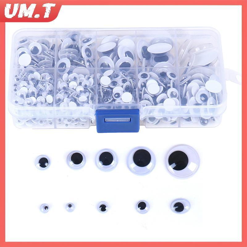 UM.T Self-กาวผสมEyesสําหรับของเล่นตุ๊กตาGoogly wiggly Eyes DIYอุปกรณ์เสริมNull