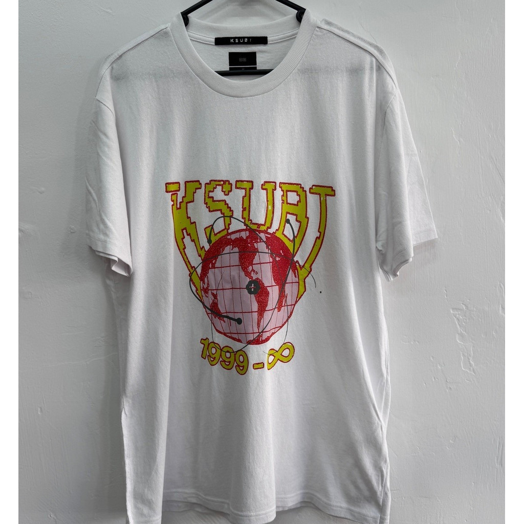 เสื้อยืด unisex ผ้าฝ้าย 100% สไตล์ใหม่ Ksubi พิมพ์ลายสำหรับการขี่จักรยาน