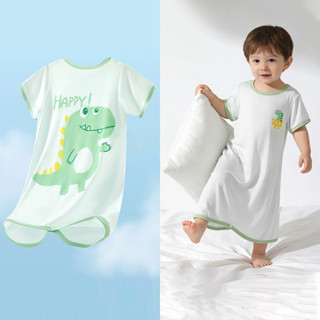 ชุดนอนเด็กแขนสู้น เนื้อผ้า Modal ใส่แล้วเย็นสบาย บางเบา ระบา…