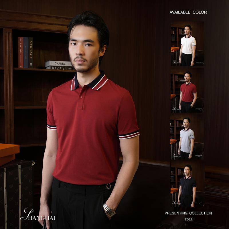 BALDVIN - เสื้อโปโล Shanghai Pique / เสื้อโปโลผู้ชาย Pique Material