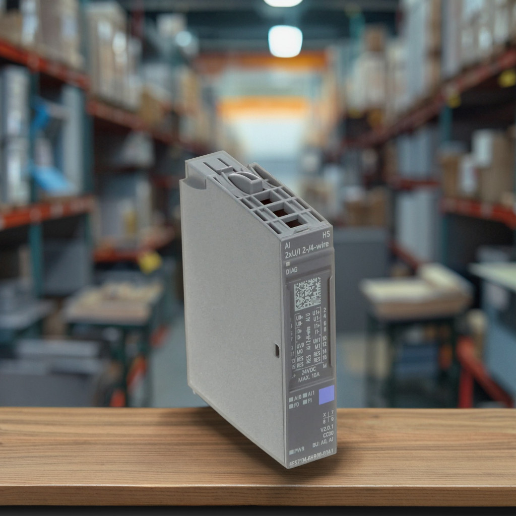 ในสต็อก 6ES7134-6HB00-0DA1 PLC Programming Controller SIMATIC ET 200SP Analog Input Module&&-