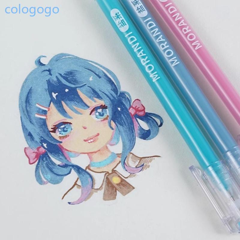 COLO 9 ชิ้นคละสีปากกาเจลที่มีสีสันวาดปากกา Journaling ปากกาสําหรับ Planner