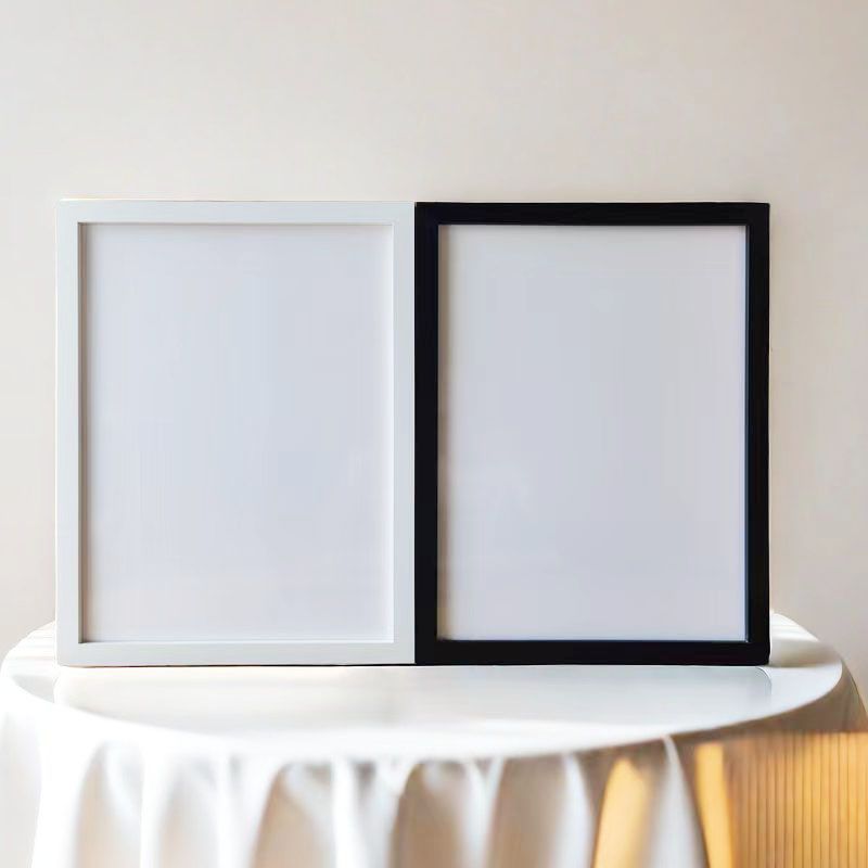 ไม้ 4k กรอบรูป Art Works แขวนผนัง 4 เปิด 8k กรอบรูปโปสเตอร์ a3A4 ลูกตุ้มปริศนา diy กรอบเปล่า