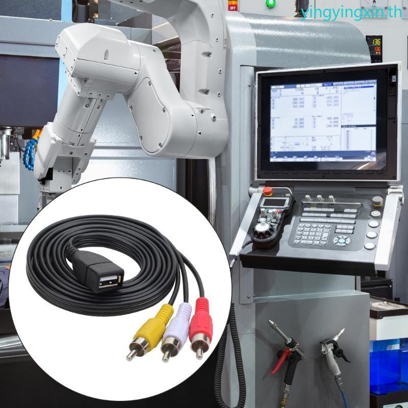 USB to 3RCA Cable USB Female to 3RCA Male Sound Video Capture Card Composite