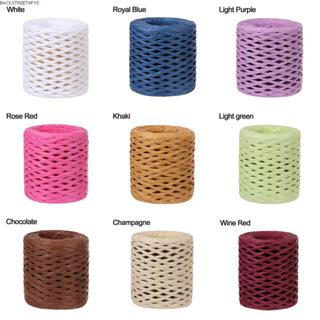 BACKSTAGEEET4FC3 เชือกตกแต่ง Lafite ใช้สําหรับทอผ้าหมวกกระดา…