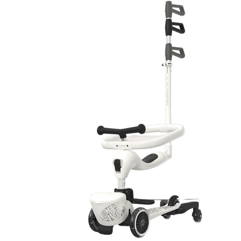 สกู๊ตเตอร์เด็ก 4 in 1 รถลื่น สำหรับเด็ก 1-3 ขวบ นั่ง-ขี่ได้ หัดเดิน อเนกประสงค์