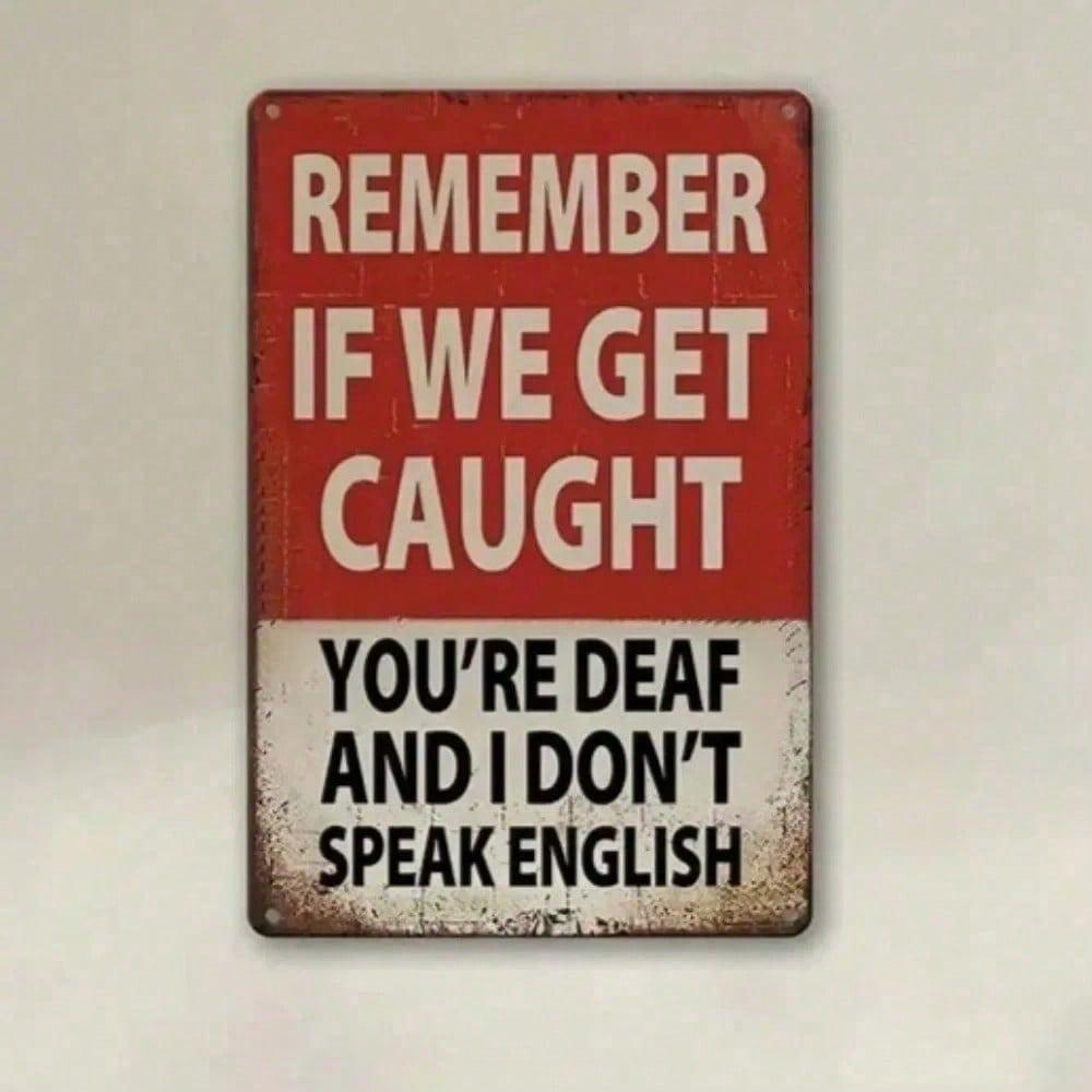 HELLOYOUNG ป้ายดีบุกโลหะวินเทจ 8x12 นิ้วตลก Wall Art Decor สําหรับ Home Bar Cafe Rustic Plaque Plaqu