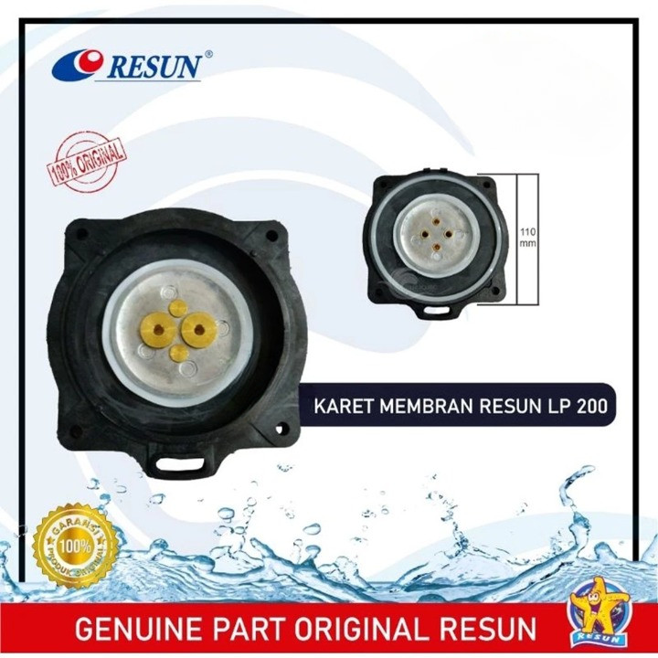 MESIN RESUN LP 200 ไดอะแฟรมเมมเบรนยางอะไหล่สําหรับปั๊มน้ํา Aerator Blower Pond LP200