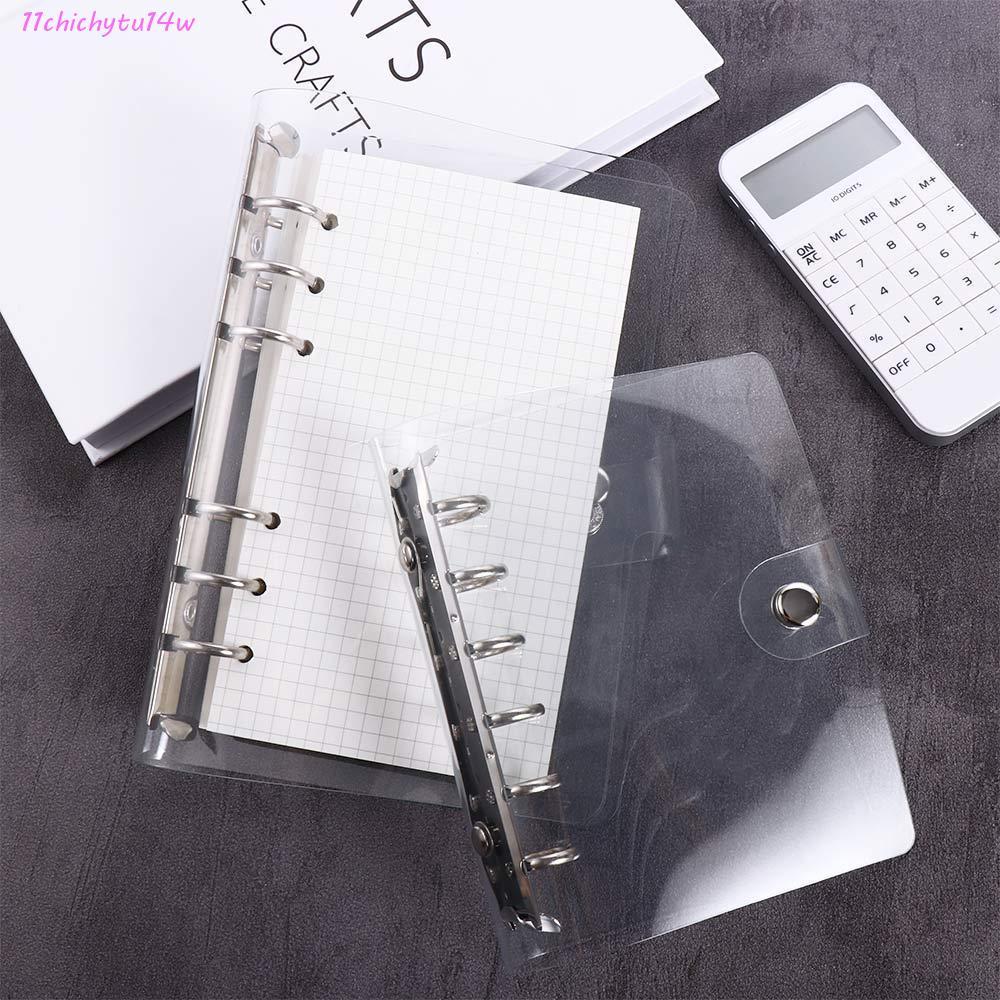 CHICHYTU14W Notebook Agenda Plastic School Transparent A4/A5/A6/A7 Binder