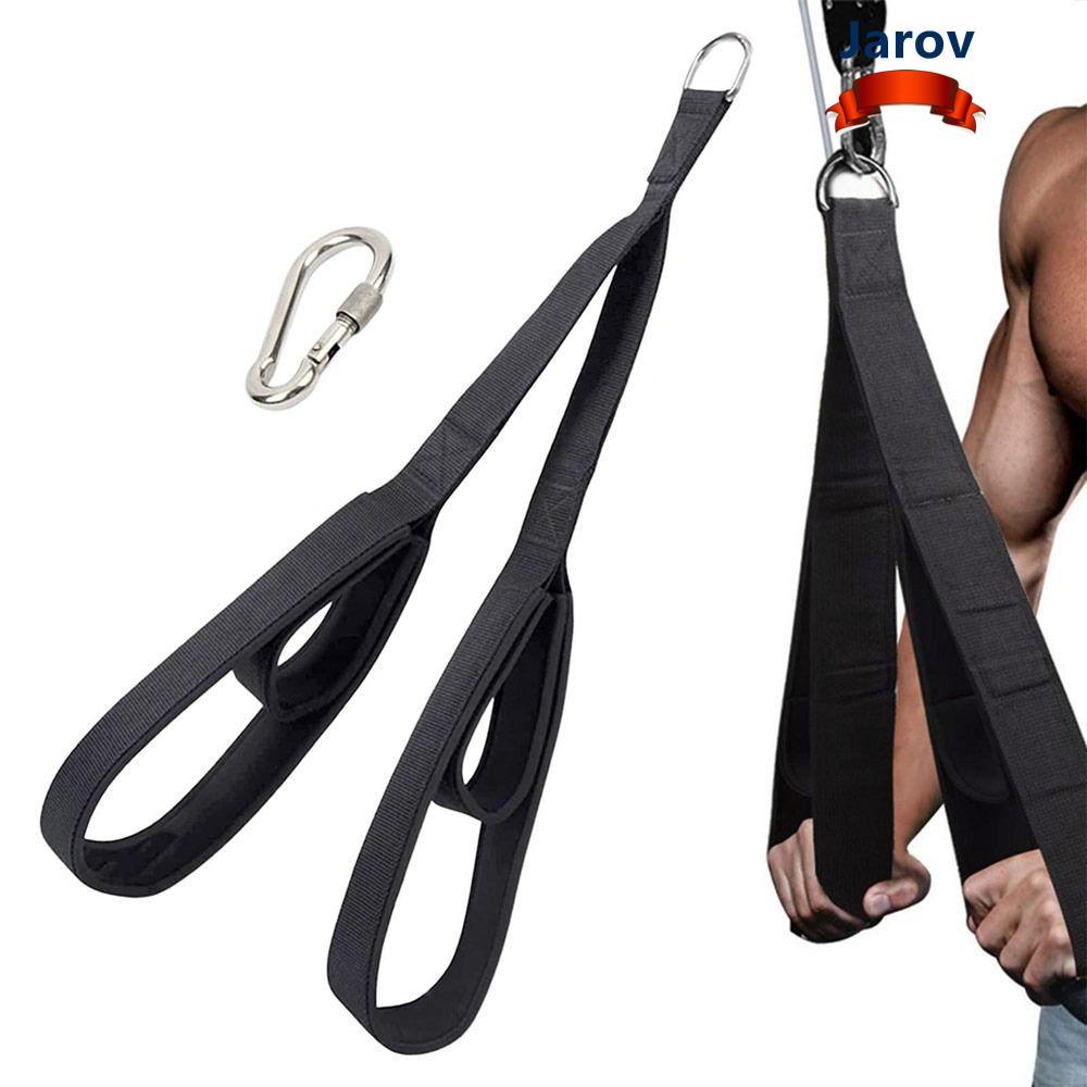 JAROV Leg Raise Strap, อุปกรณ์ออกกําลังกายอเนกประสงค์ Pulldown Rope, Gym Tricep Strap