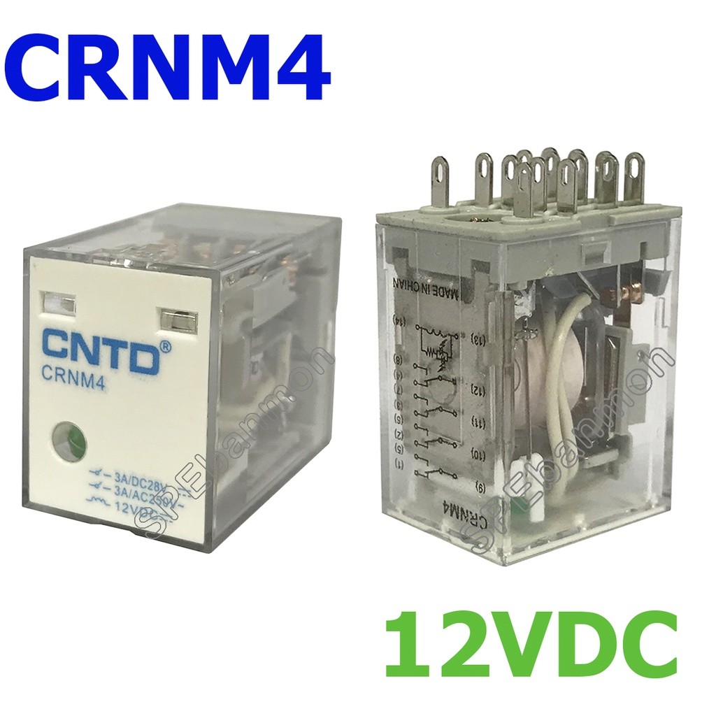 MY4N CRNM4-12 รีเล์ย์ MY4N (MY4N Relay) 12V 5A 250VAC 5A 28VDC