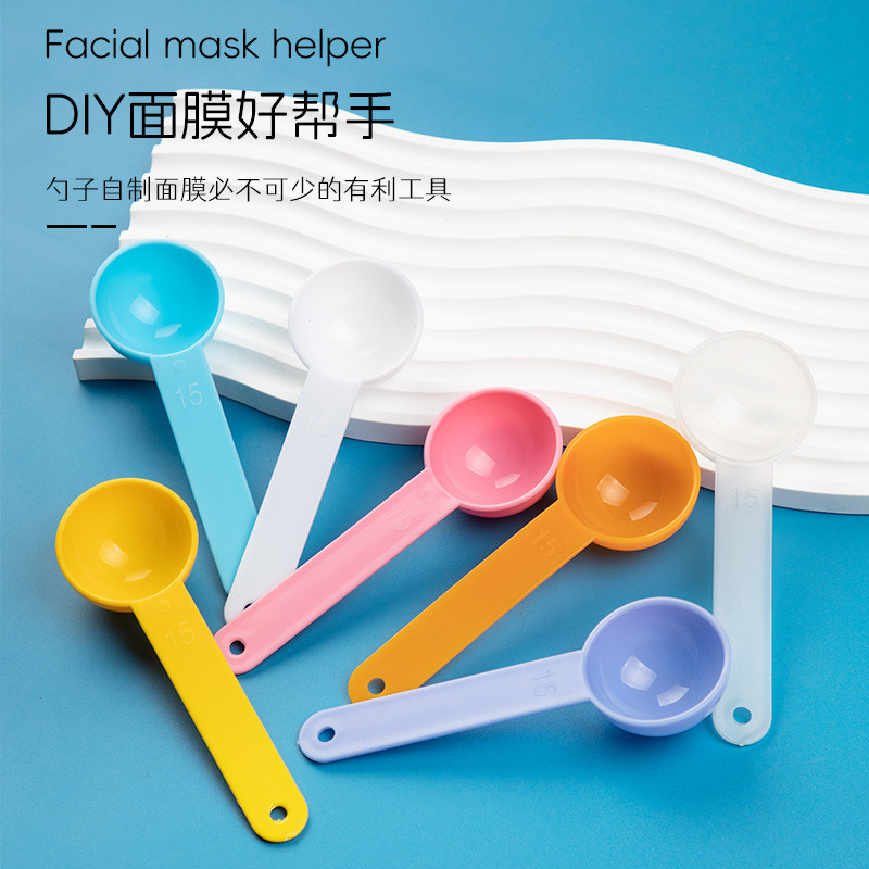 Spot Goods*Colorful plastic beauty tool facial mask spoon plastic measuring spoon facial mask measur