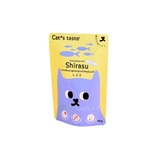 Cat's Taste อาหารเปียกแมว [12 ซอง] แคทเทสต์ 75g ไม่ใส่โซเดียม