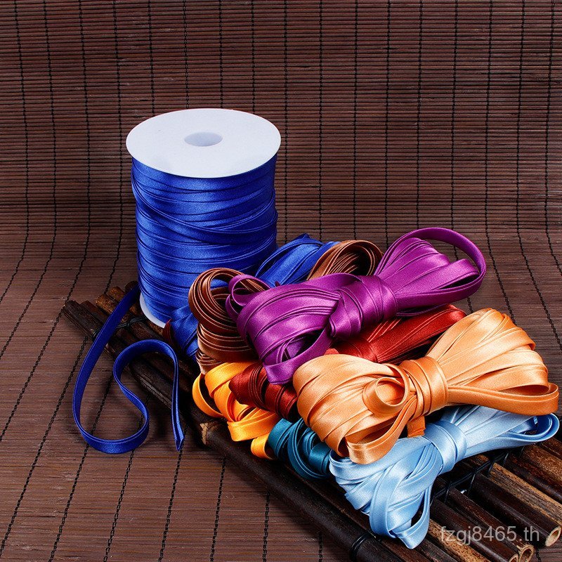 Hot Strip สีซาติน Ding Wrap Seaming Edge Wrap Wrap Wrap สามารถพับครึ่งขอบคงที่ไม่มี Cheongsam พร้อมส