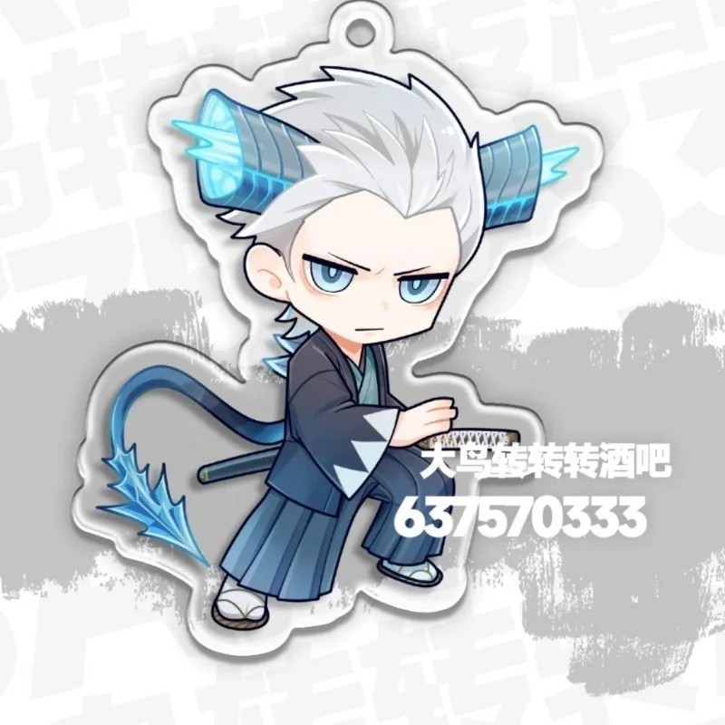 พวงกุญแจ Devil May Cry พร้อม Dante Vergil micha ตัวการ์ตูน Chibi สําหรับตกแต่งกระเป๋านักเรียนและเป้ส
