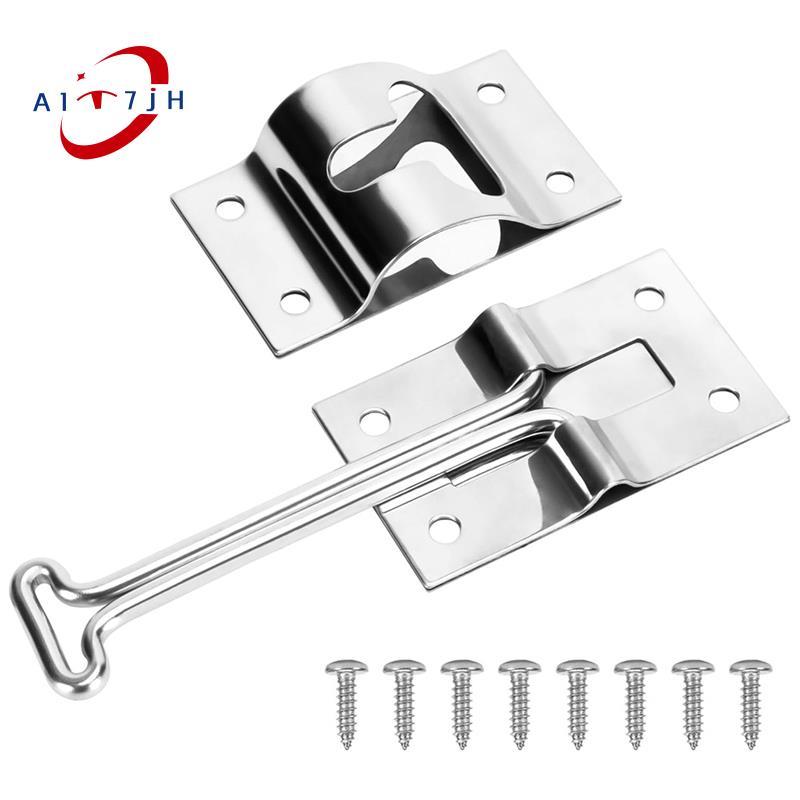 [ใหม่ A7]Rv Door - RV Door Holder, Stainless Steel Trailer Door , 4 นิ้ว RV T-Style Door Holder