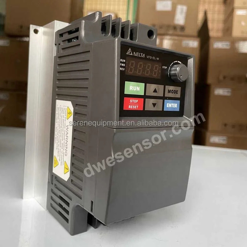 Liche DELTA VFD Inverter VFD-E VFD-EL Series ระบบควบคุมการเวกเตอร์ไร้เซนเซอร์ ไดรฟ์ขนาดกะทัดรัด อินเ