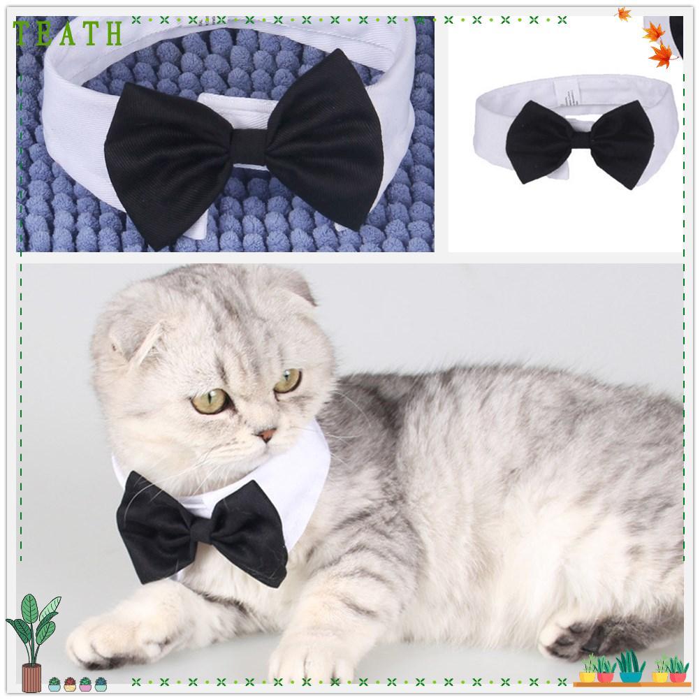 TEATH Cat Tuxedo Collar Birthday Party Puppy Weddings Pet Official Tuxedo